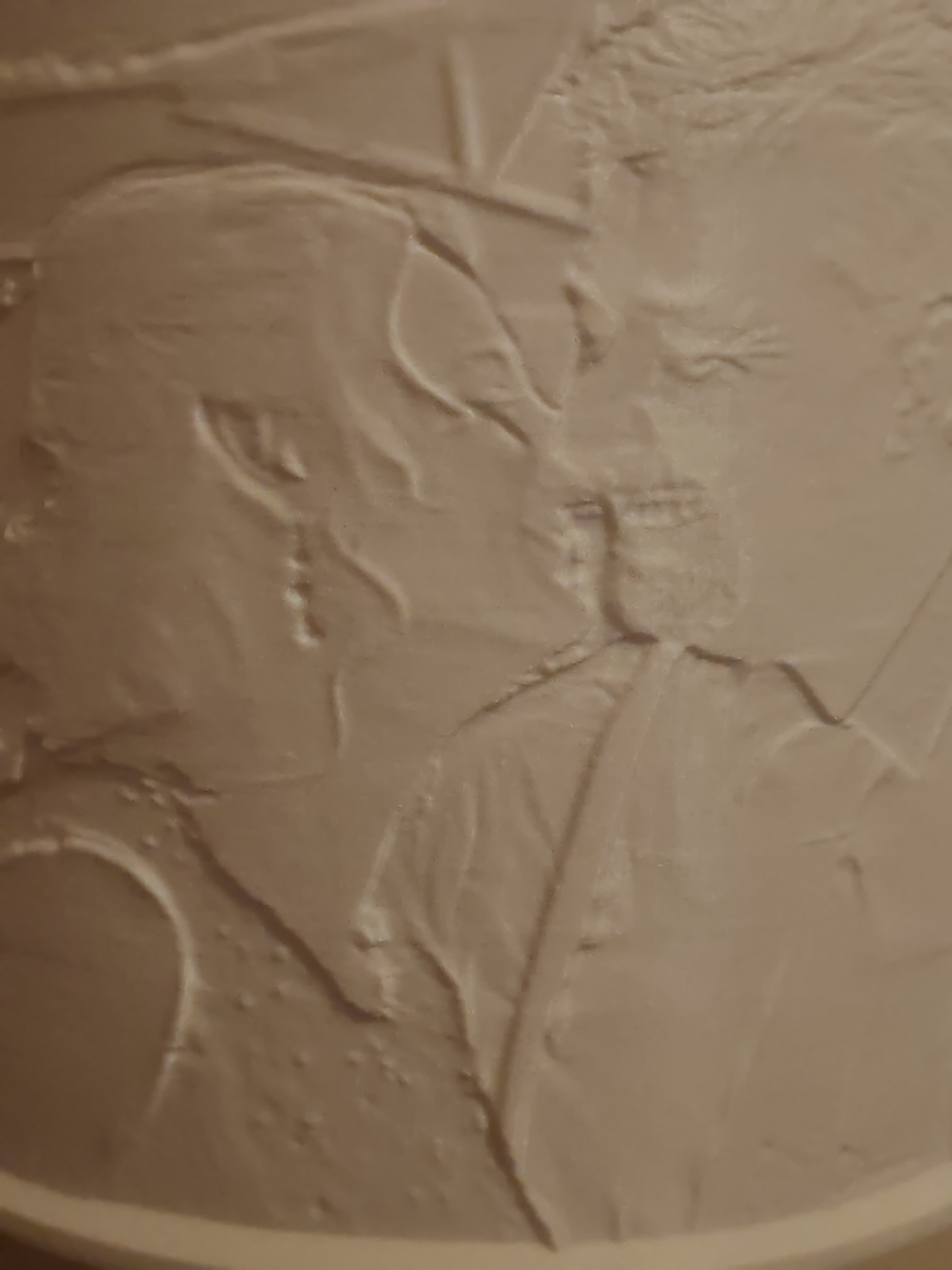 The Love Story Shade unlit, showing the 3D relief detail
