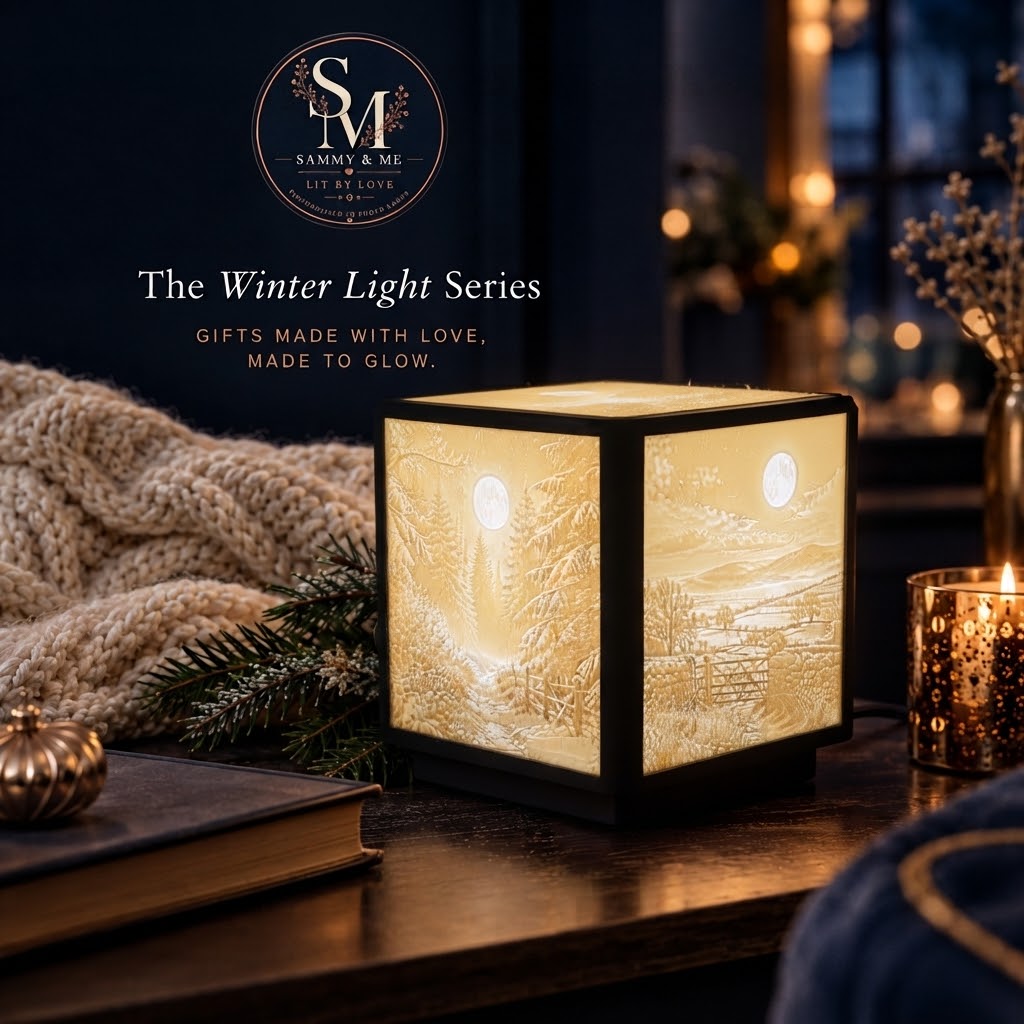 Winter Moon — Winter Light Series · Memory Cube