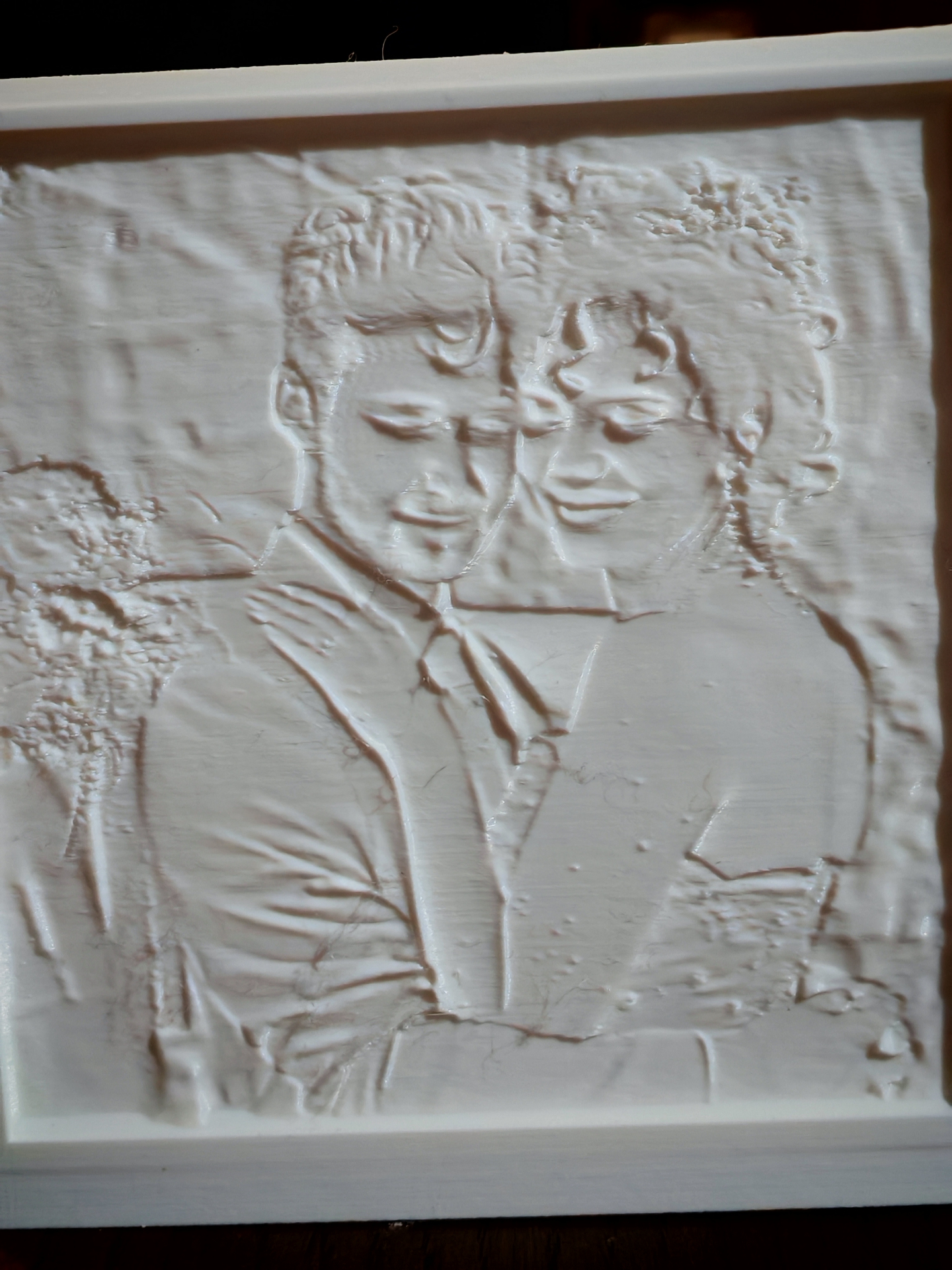 The Memory Cube unlit, showing the 3D relief detail