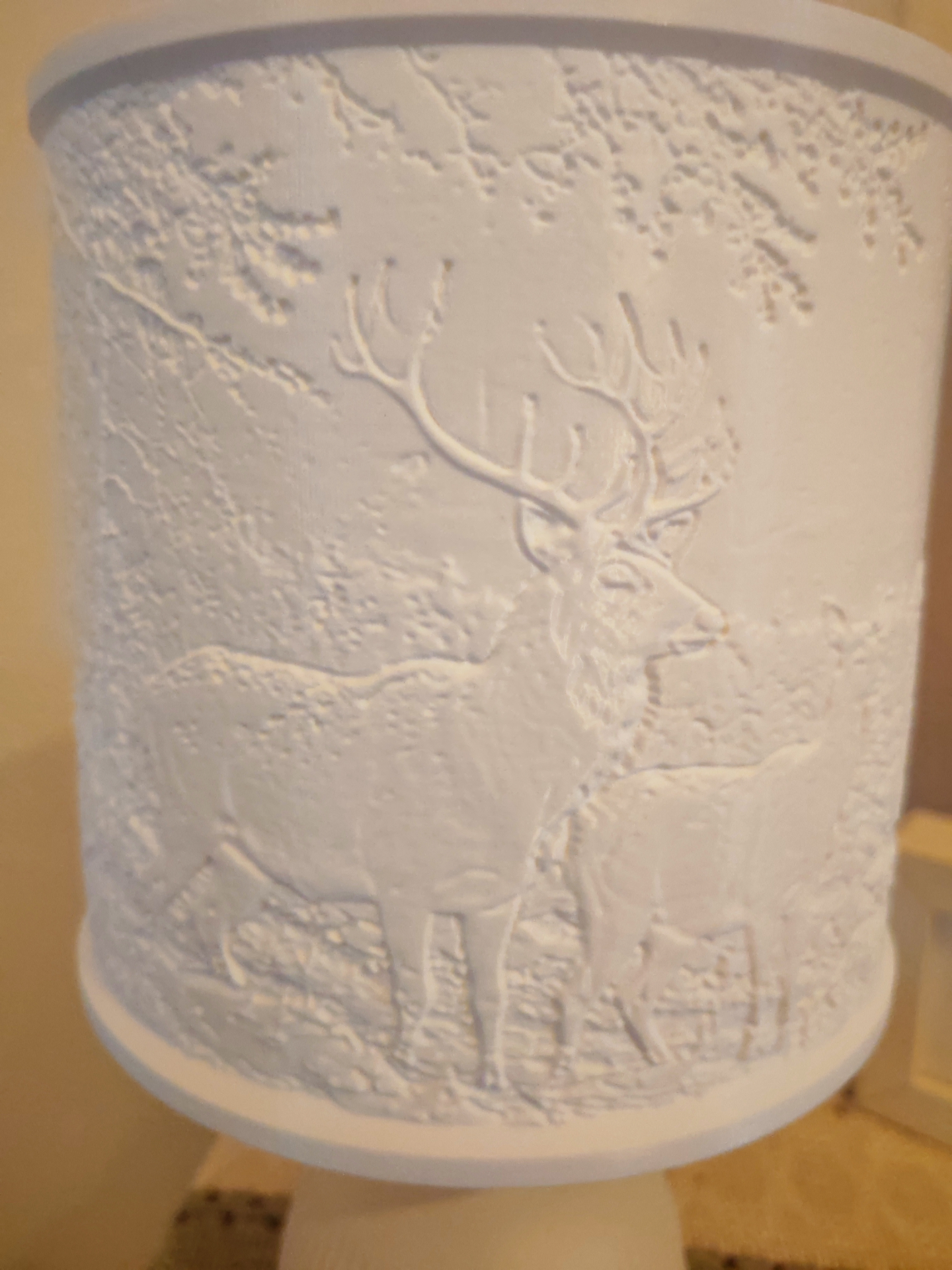 Winter Forest unlit, showing the 3D relief detail